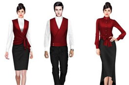 酒店工作服訂做的原則有哪些，要求及顏色該怎么選擇！