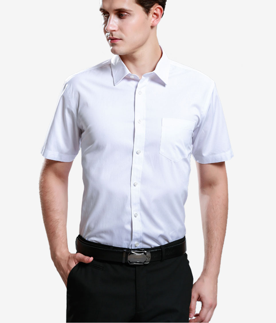 男士白色襯衫 男士白色襯衫