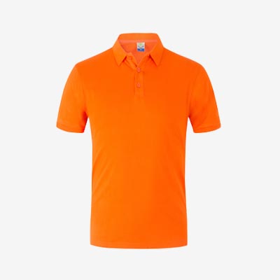 酒紅色短袖翻領T恤衫訂做